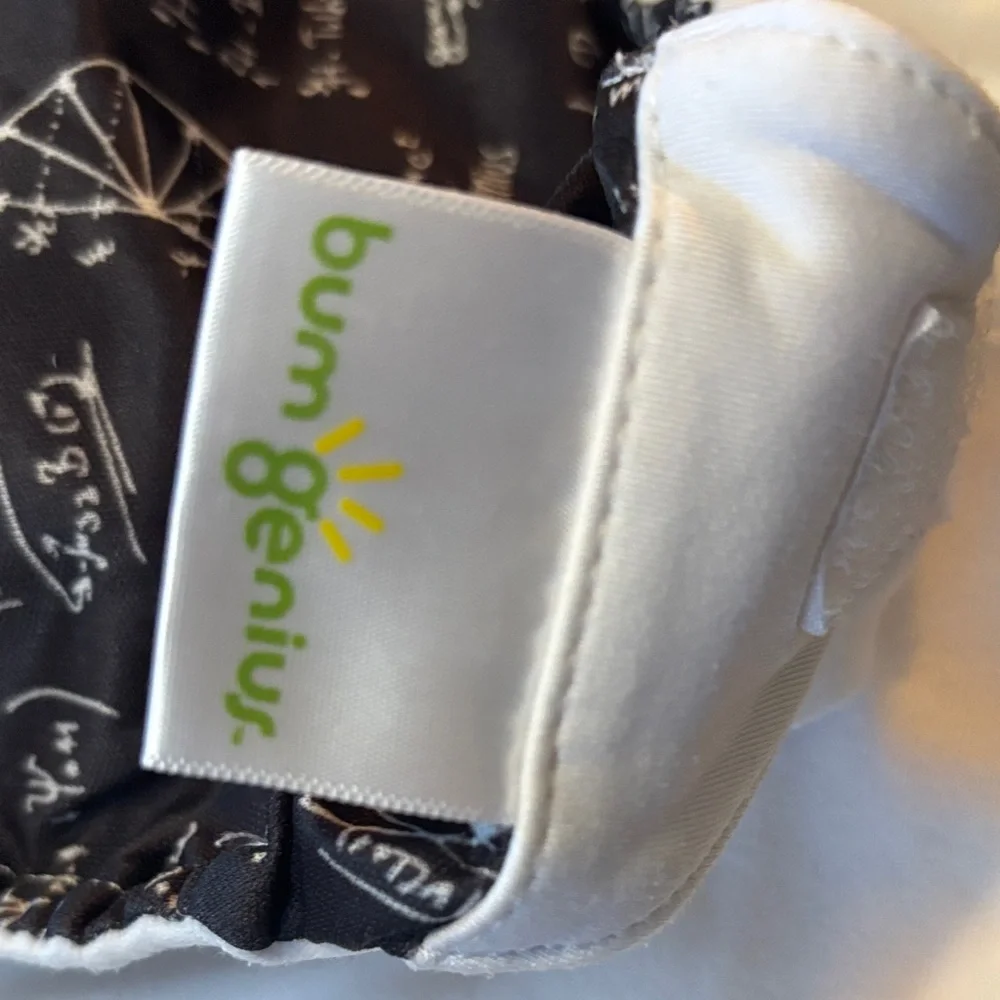 BumGenius Black and White Diaper Covers